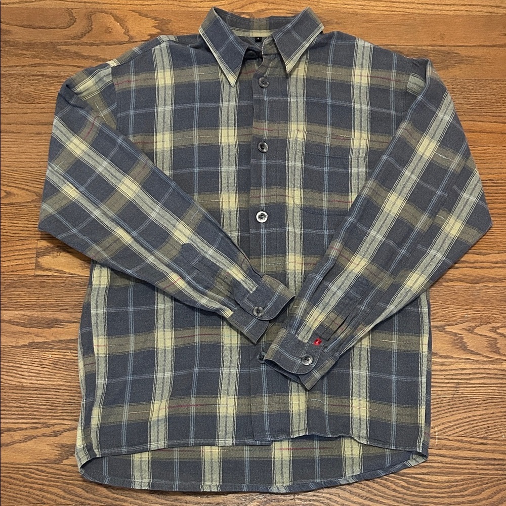 Signum Shirt Men’s Small Plaid Flannel Button Down Long Sleeve Casual Outdoor